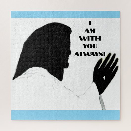JESUS IS ALWAYS WITH YOU jigsaw puzzle (Vertical)
