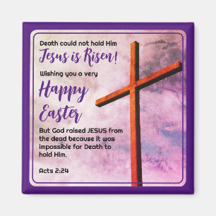 JESUS IS Christelijke Pasen RISEN Magneet