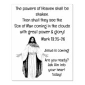 Jesus is coming! rubberstempel (Afrduk)