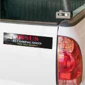 JESUS IS COMING SOON Bumper Sticker (Sur camion)
