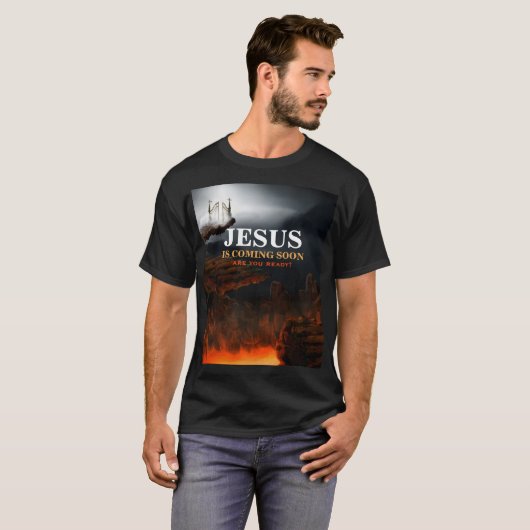 JESUS IS COMING SOON T-SHIRT (Voorkant volledig)