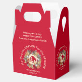 JESUS IS DE REDEN VAN DE Rood kerstfeestdoos Bedankdoosjes (Geopend)