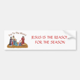 JESUS IS DE REDEN VOOR DE SEASON BUMPERSTICKER