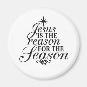 Jesus Is De Reden Voor Het Kerstseizoen Magneet