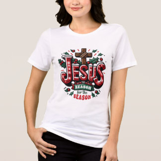 Jesus Is De Reden Voor Het Seizoen Christelijk	 Tri-Blend Shirt
