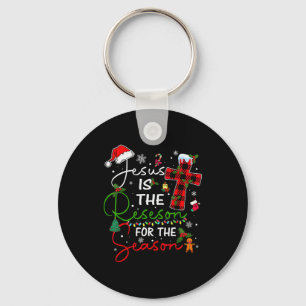 Jesus Is De Reden Voor Het Seizoen Kerstmis Xmas  Sleutelhanger