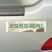 JESUS IS ECHT! BUMPERSTICKER (Op auto)