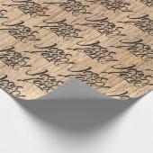 Jesus is een kerstbos Christelijk rustiek Cadeaupapier (Hoek)