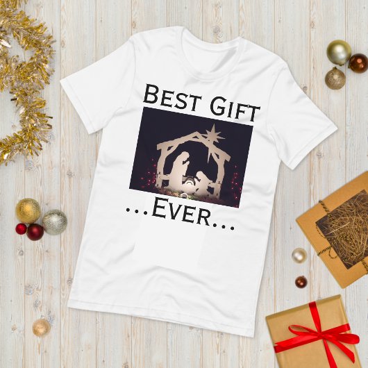 Jesus is het beste geschenk ooit Kerstmis Geboorte T-shirt