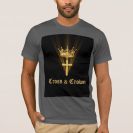 Jesus Is King Gold Crown Christian Men’s T-Shirt