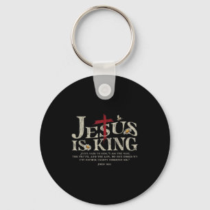 Jesus Is Koning Bijbelvers Johannes 14_6 Christeli Sleutelhanger