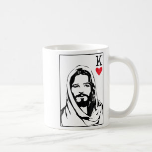 Jesus Is Koning Jezus Koning Van Hart Kaart Christ Koffiemok