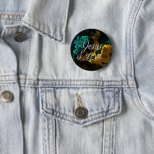 Jesus is Lord 1AA Button (In situ)