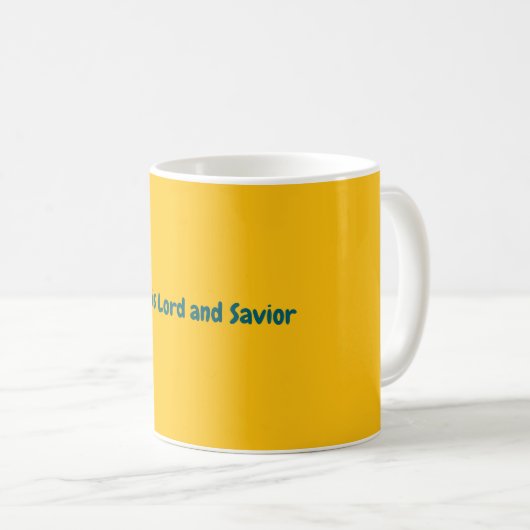 Jesus is Lord and Savior Mug (Devant droit)
