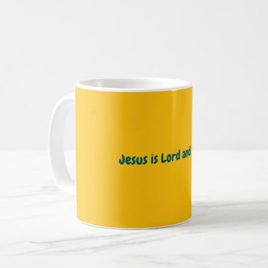 Jesus is Lord and Savior Mug (Devant gauche)