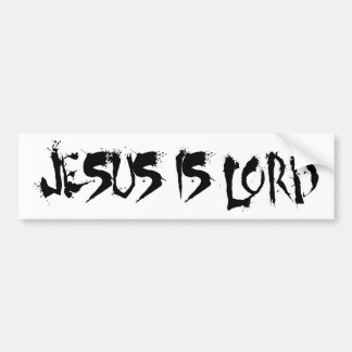 Jesus is Lord Bumpersticker