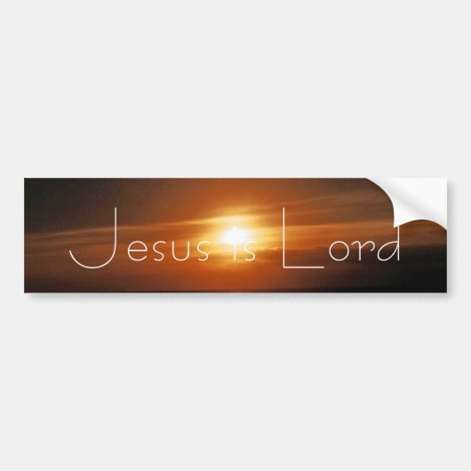 Jesus is Lord Bumpersticker (Voorkant)