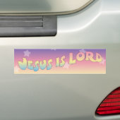 Jesus Is Lord Bumpersticker (Op auto)