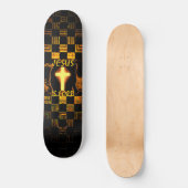 Jesus is Lord Cross skateboard (Voorkant)