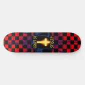 Jesus is Lord Cross skateboard (Horizontaal)