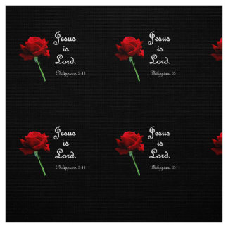 Jesus is Lord Fabric Stof