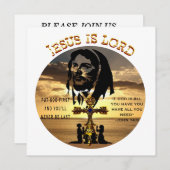 Jesus Is Lord Kaart (Voorkant / Achterkant)
