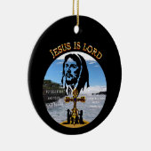 Jesus Is Lord Keramisch Ornament (Rechts)