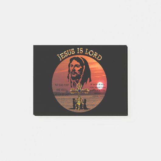 Jesus Is Lord Post-it® Notes (Voorkant)
