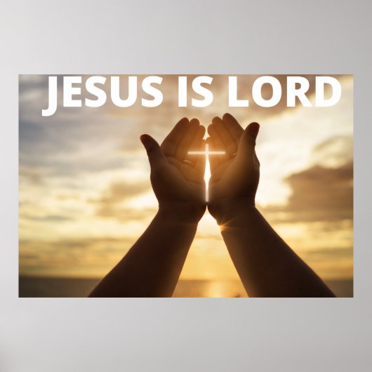 Jesus Is Lord Poster (Voorkant)