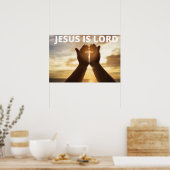 Jesus Is Lord Poster (Keuken)