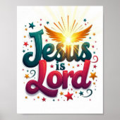 Jesus is Lord Poster (Voorkant)
