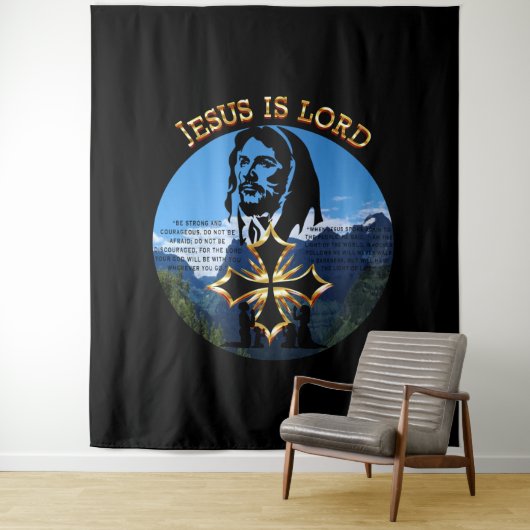 Jesus Is Lord Wandkleed (In situ)