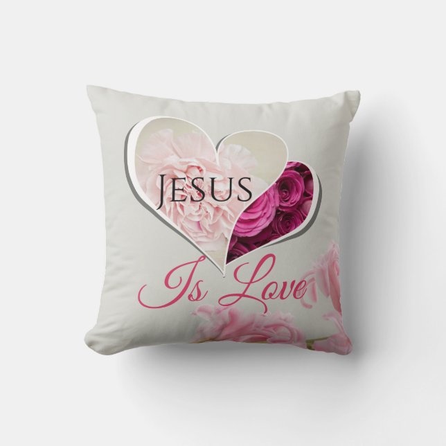 Jesus is Love Kussen (Voorkant)
