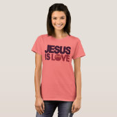 Jesus is Love T-shirt (Voorkant volledig)