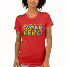 JESUS is mijn SUPERHERO T-shirt