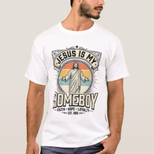 Jesus Is My Homeboy Vintage Religieus T-shirt