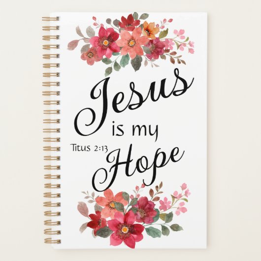 Jesus is My Hope Planner (Devant)
