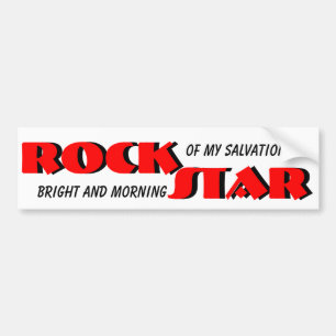 Jesus is My Rock Star Bumpersticker