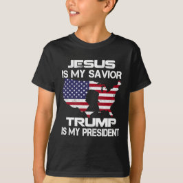 Jesus Is My Savior Trump Is My President Vote 2024 T-shirt