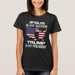 Jesus Is My Savior Trump Is My President Vote 2024 T-shirt