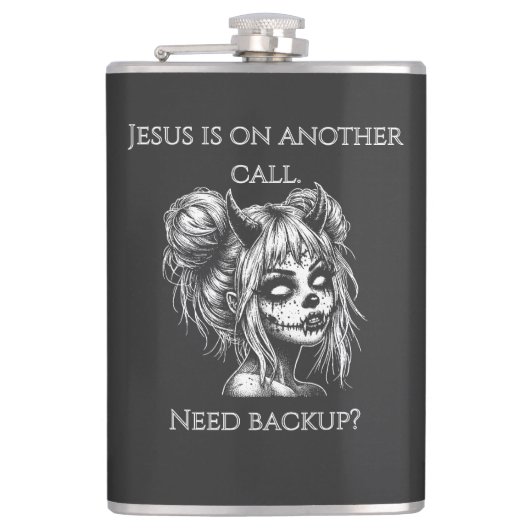 Jesus Is on Another Phone – Succubus Backup Heupfles (Voorkant)