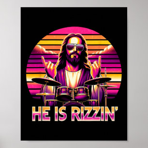 Jesus Is Opgestaan Hij Is Grappig Christelijk Paas Poster