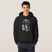Jesus Is Risen Christian Easter Cute Collie Dog He Hoodie (Voorkant volledig)