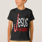 Jesus Is The Reason Christian Religious Christmas T-shirt (Voorkant)