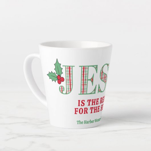 Jesus Is The Reason Latte Mug (Angle gauche)