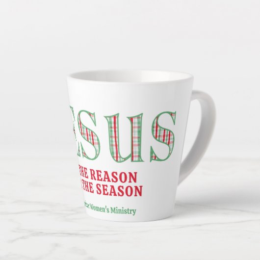 Jesus Is The Reason Latte Mug (Angle droit)