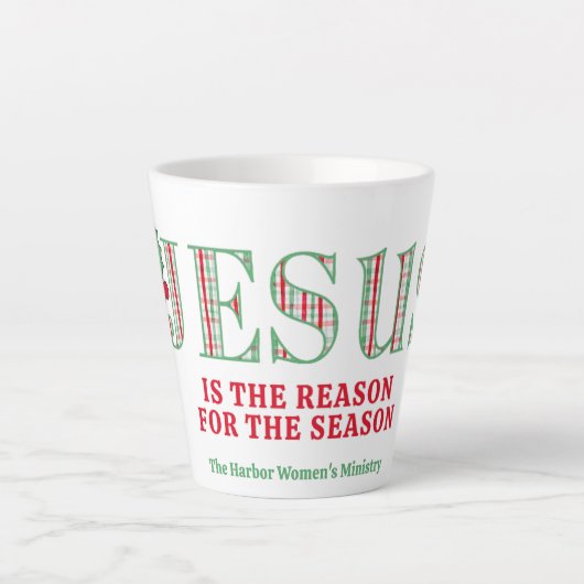 Jesus Is The Reason Latte Mug Mok (Voorkant)