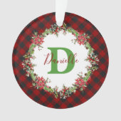 Jesus is the reason personalized ornament (voorkant)