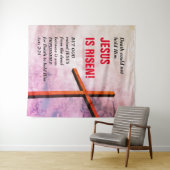JESUS IS VERREZEN Paaskerk Wandkleed (In Situ (horizontaal))