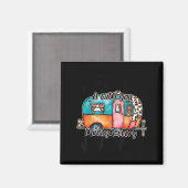 Jesus Is With You Through Every Journey Camper Chr Magneet (Voorkant / Achterkant)